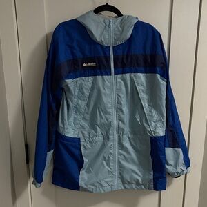 Columbia Two-Tone Blue Windbreaker